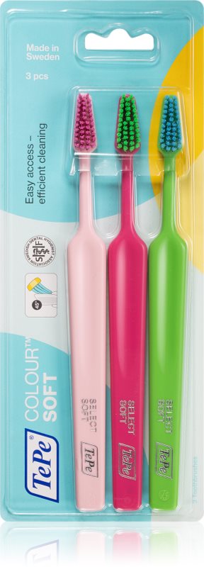 TePe Colour Soft periuta de dintiSoft 3 buc