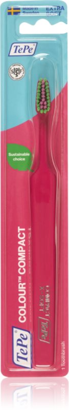 TePe Compact X-Soft perie de dinti roz 1 buc