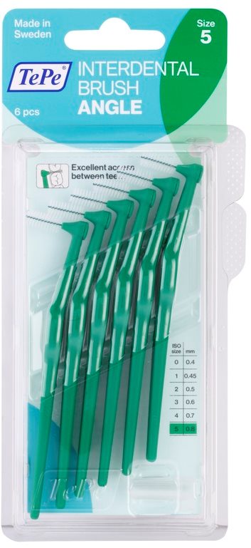 TePe Angle Size 5 perie interdentara 0,8 mm 6 buc