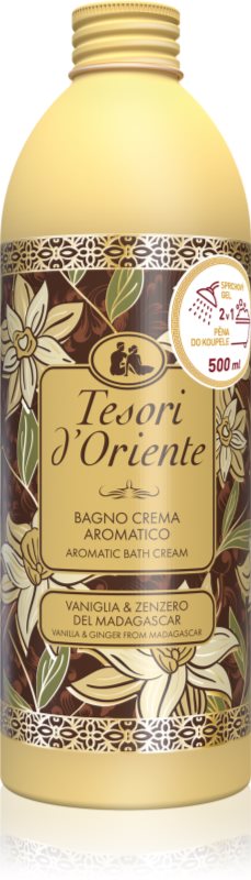 Tesori d'Oriente Vanilla & Ginger of Madagaskar gel de duș 2in1 500 ml