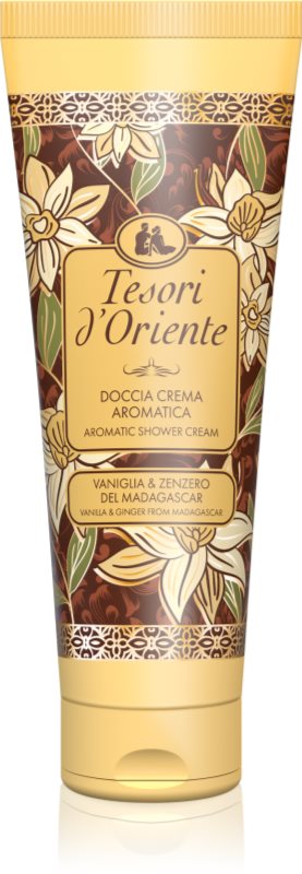 Tesori d'Oriente Vanilla & Ginger of Madagaskar gel de duș pentru femei 250 ml