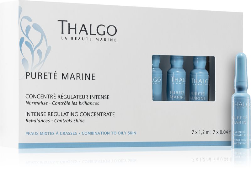 Thalgo Pureté Marine Intense Regulating Concentrate concentrat pentru ten gras și mixt 7x1.2 ml