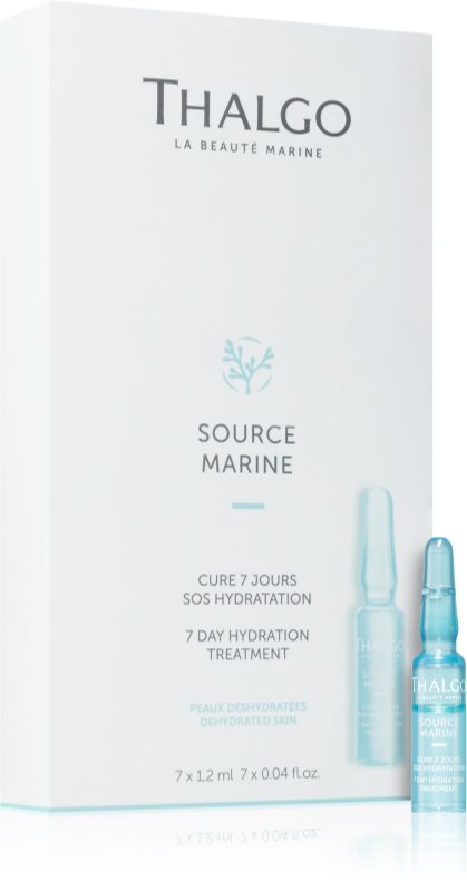 Thalgo Source Marine 7 Day Hydration Treatment 7 zile de tratament restaurativ pentru o hidratare intensa 7x1.2 ml