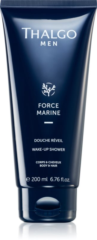 Thalgo Force Marine Wake-Up Shower gel de dus energizant pentru corp si par pentru bărbați 200 ml