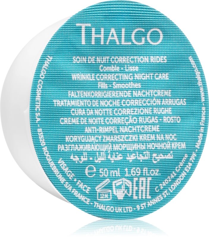 Thalgo Hyalu-Procollagen Wrinkle Correcting Night Care crema de noapte nutritiva antirid 50 ml