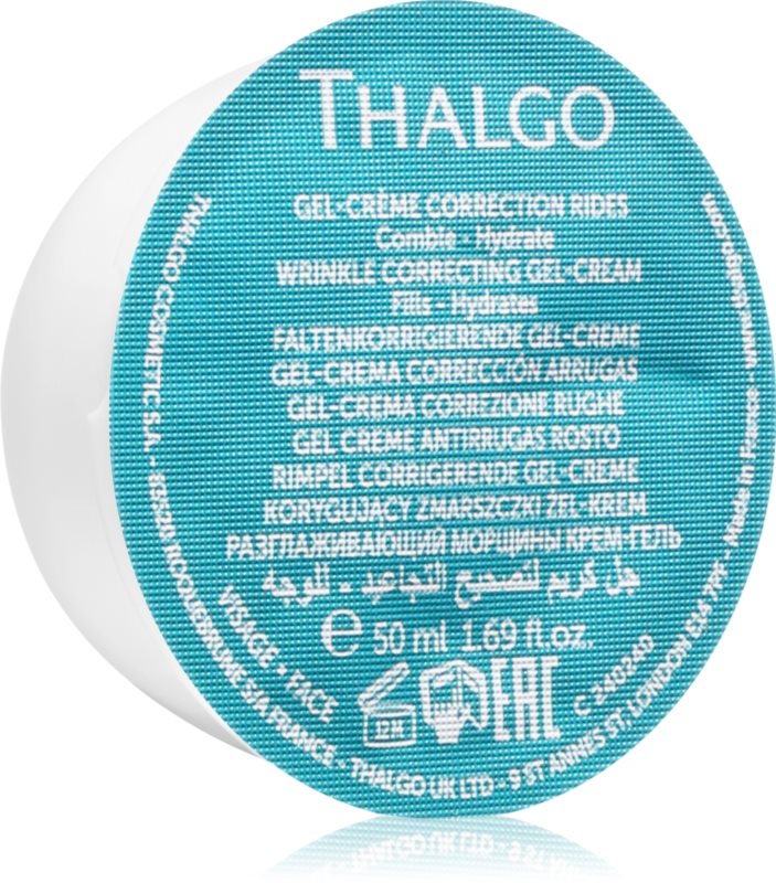 Thalgo Hyalu-Procollagen Correcting Gel-Cream Refill cremă gel, cu efect hidratant și de netezire cu efect matifiant eco-refill 50 ml