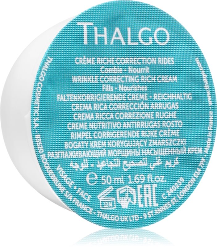 Thalgo Hyalu-Procollagen Wrinkle Correcting Rich Cream Refill cremă anti-rid eco-refill 50 ml