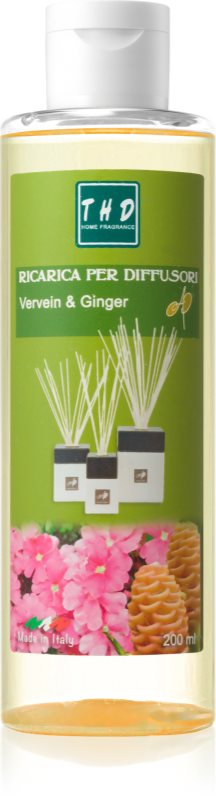 THD Ricarica Vervein & Ginger reumplere în aroma difuzoarelor 200 ml