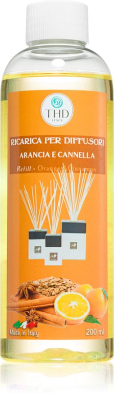 THD Ricarica Arancia & Cannella reumplere în aroma difuzoarelor 200 ml