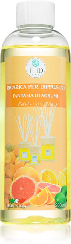 THD Ricarica Fantasie di Agrumi reumplere în aroma difuzoarelor 200 ml