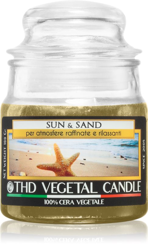 THD Vegetal Sun & Sand lumânare parfumată 100 g