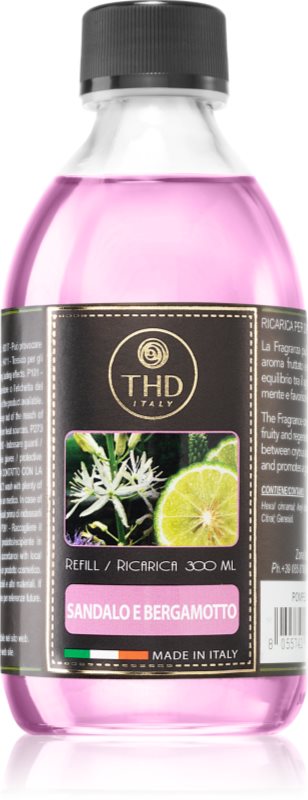 THD Ricarica Sandalo E Bergamotto reumplere în aroma difuzoarelor 300 ml
