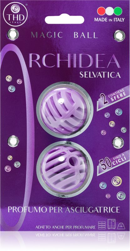 THD Orchidea Selvatica bile parfumate pentru uscătorul de rufe 2 buc