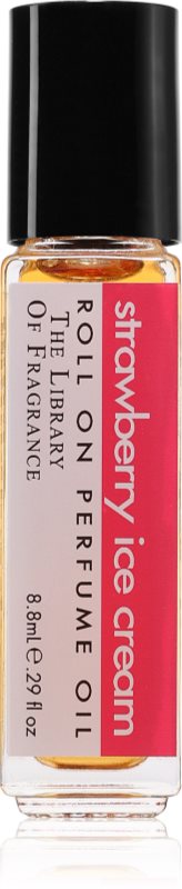 The Library of Fragrance Strawberry Ice Cream ulei pentru corp roll-on unisex 8.8 ml