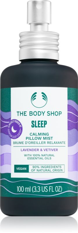 The Body Shop Sleep Lavander & Vetiver spray pentru perne cu esente de lavanda 100 ml