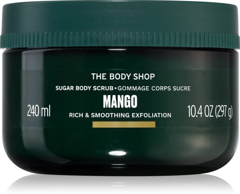 The Body Shop Mango Body Scrub peeling pentru corp cu efect revigorant cu ulei de mango 240 ml