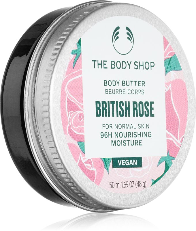 The Body Shop British Rose Body Butter unt pentru corp cu efect de nutritiv