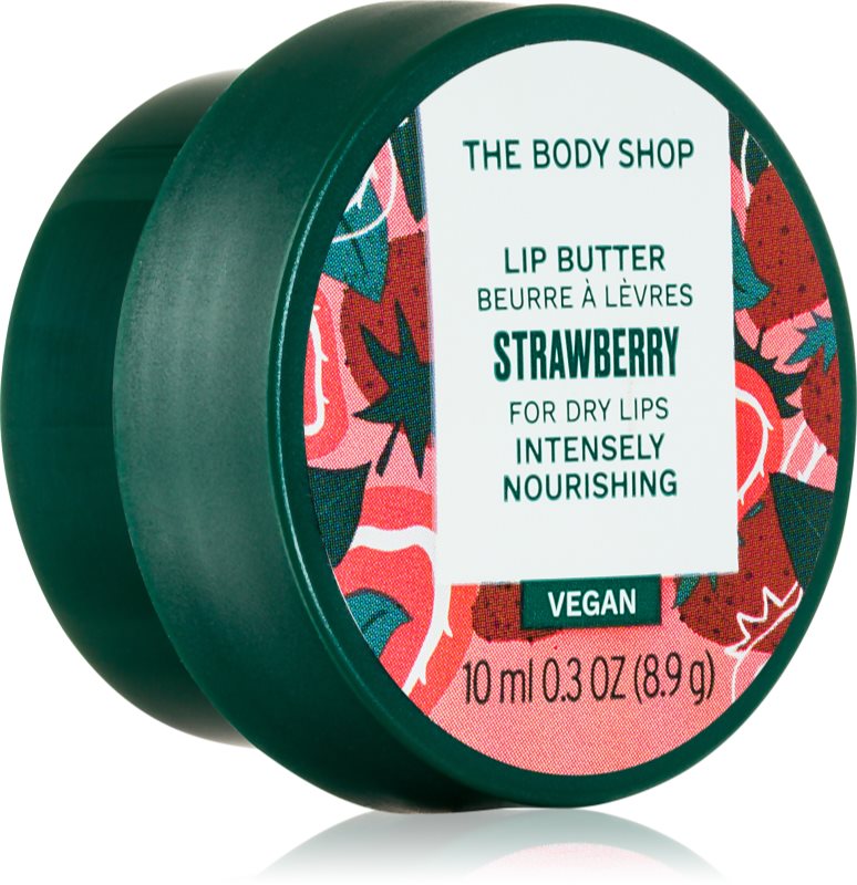The Body Shop Strawberry Lip Butter Unt de ingrijire a buzelor 10 ml
