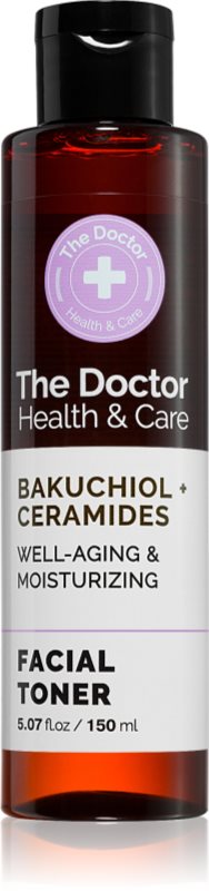 The Doctor Bakuchiol + Ceramides Well Aging & Moisturizing tonic pentru hidratarea pielii 150 ml