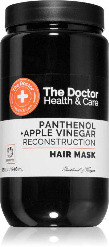 The Doctor Panthenol + Apple Vinegar Reconstruction Hair Mask Masca regeneratoare pentru păr 946 ml