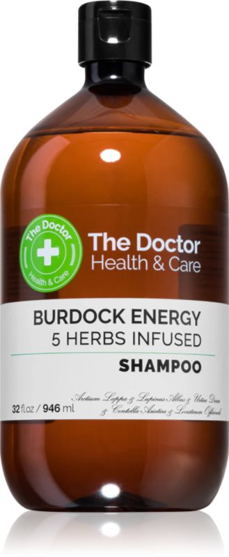 The Doctor Burdock Energy 5 Herbs Infused sampon fortifiant 946 ml