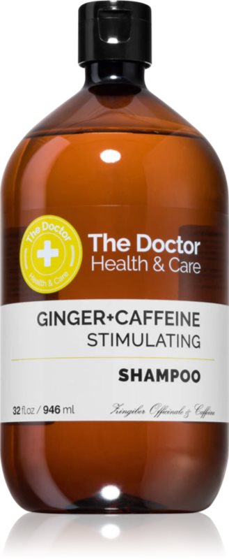 The Doctor Ginger + Caffeine Stimulating sampon de întărire pentru părul subtiat cu tendința de a cădea cu cafeina
