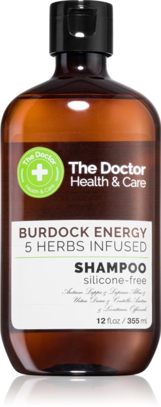 The Doctor Burdock Energy 5 Herbs Infused șampon pentru toate tipurile de păr 355 ml