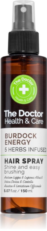 The Doctor Burdock Energy 5 Herbs Infused spray care nu necesita clatire pentru păr 150 ml