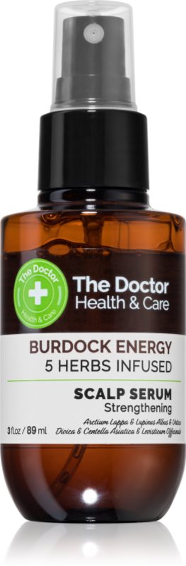 The Doctor Burdock Energy 5 Herbs Infused ser fortifiant pentru par si scalp deteriorat 89 ml