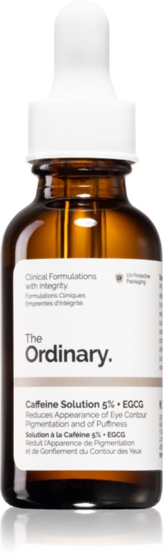 The Ordinary Caffeine Solution 5% + EGCG Eye Serum ser pentru ochi împotriva ridurilor și a cearcănelor întunecate 30 ml