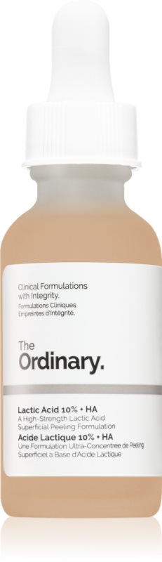 The Ordinary Lactic Acid 10% + HA ser exfoliant de netezire 30 ml