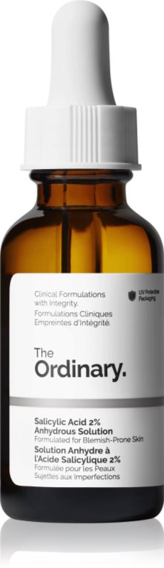 The Ordinary Salicylic Acid 2% Anhydrous Solution ser facial pentru uniformizarea culorii pielii 30 ml