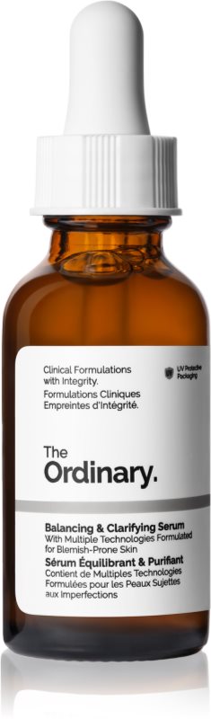 The Ordinary Balancing & Clarifying Serum Ser pentru pielea obosita cu efect de a minimaliza porii cu efect de hidratare 30 ml