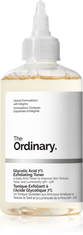 The Ordinary Glycolic Acid 7% Exfoliating Toner loțiune tonică exfoliantă