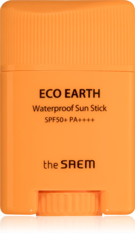 The Saem Eco Earth Waterproof protectie solara rezistenta la apa pentru fata stick SPF 50+ 17 g