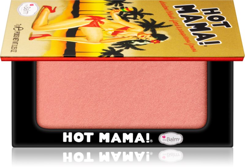 theBalm Mama® Hot fard de obraz si fard de pleoape intr-unul singur culoare Beautiful Peachy Pink 4.2 g
