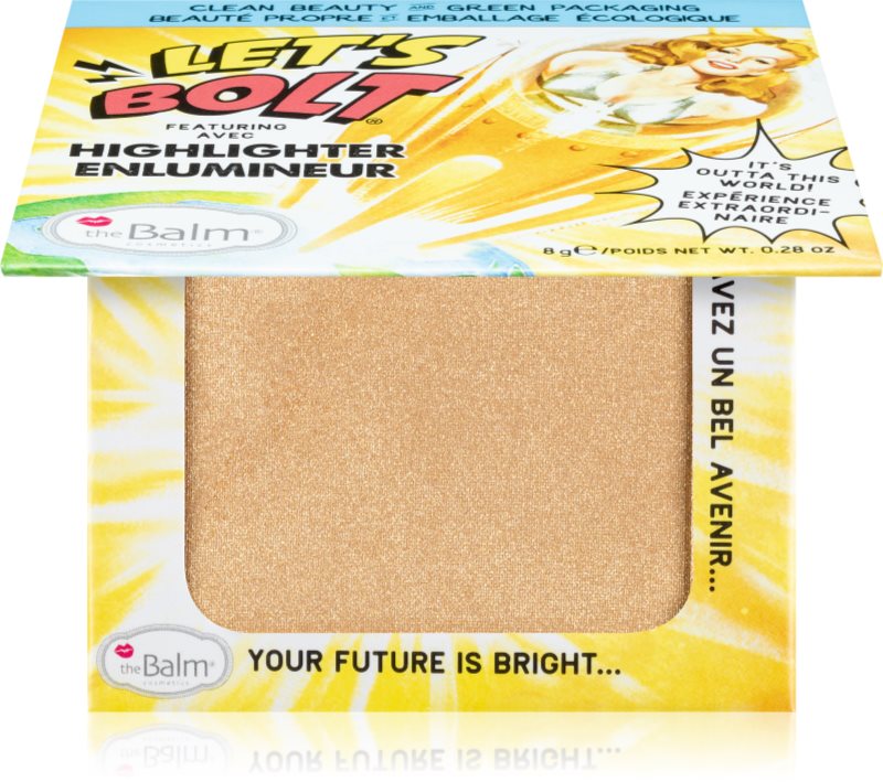 theBalm Let's Bolt corector iluminator, pudra cu efect de stralucire si fard de ochi 8 g