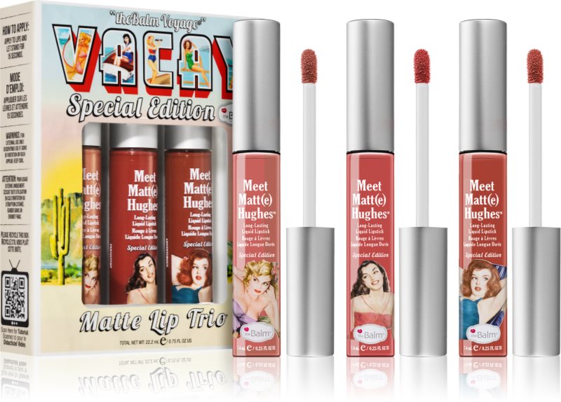 theBalm X Model Roz Voyage set de buze mat