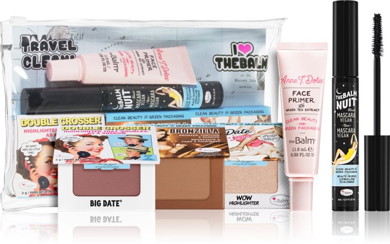 theBalm Clean & Green Travel Kit Seturi pentru voiaj pentru look perfect