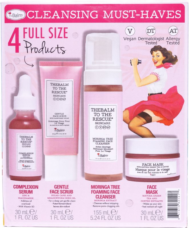 theBalm To The Rescue® Skincare Collection set cadou perfecta pentru curatare