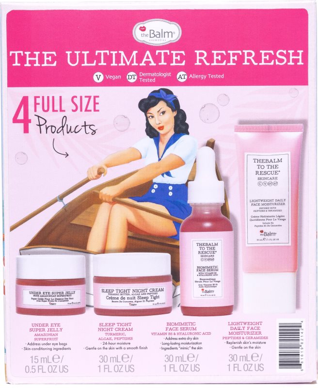theBalm To The Rescue® Skincare Collection set cadou pentru o piele mai luminoasa