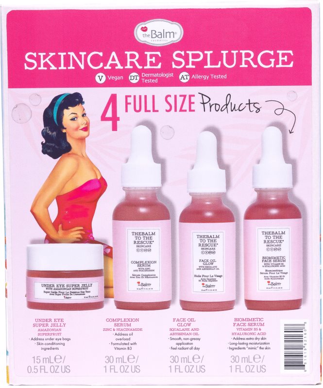 theBalm To The Rescue® Skincare Collection set cadou pentru o piele perfecta