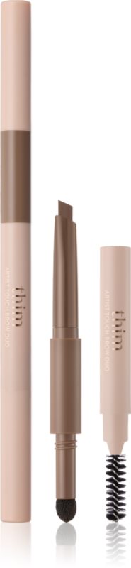 thim Artist Touch Brow Duo creion dermatograf cu două capete pentru sprâncene cu pensula