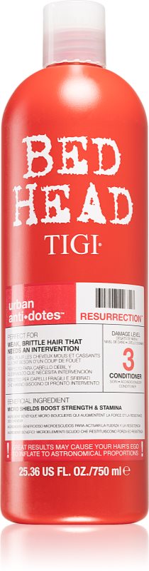 TIGI Bed Head Urban Antidotes Resurrection balsam pentru par sensibil 750 ml