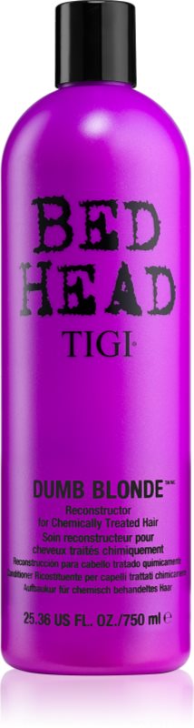 TIGI Bed Head Dumb Blonde balsam pentru parul tratat chimic 750 ml