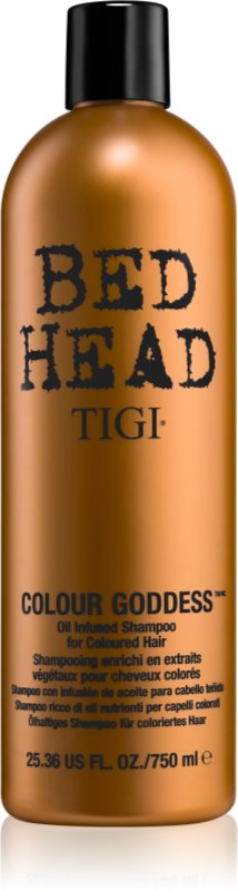 TIGI Bed Head Colour Goddess sampon pe baza de ulei pentru păr vopsit 750 ml