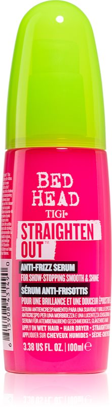 TIGI Straighten Out Anti-Frizz Serum ser netezire pentru un par stralucitor si catifelat 100 ml