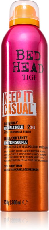 TIGI Bed Head Keep it casual fixativ pentru păr, cu fixare ușoară 300 ml