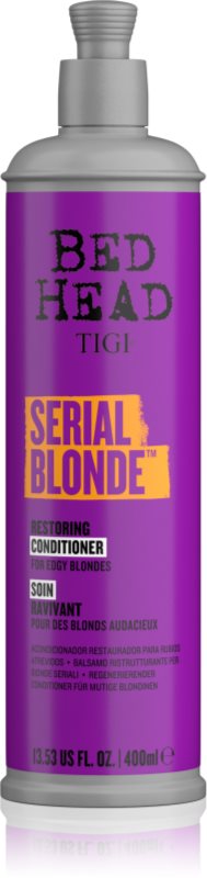 TIGI Serial Blonde Restoring Conditioner balsam pentru regenerare pentru parul blond cu suvite