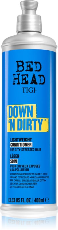 TIGI Down N' Dirty Lightweight Conditioner balsam detoxifiant pentru curățare pentru utilizarea de zi cu zi 400 ml